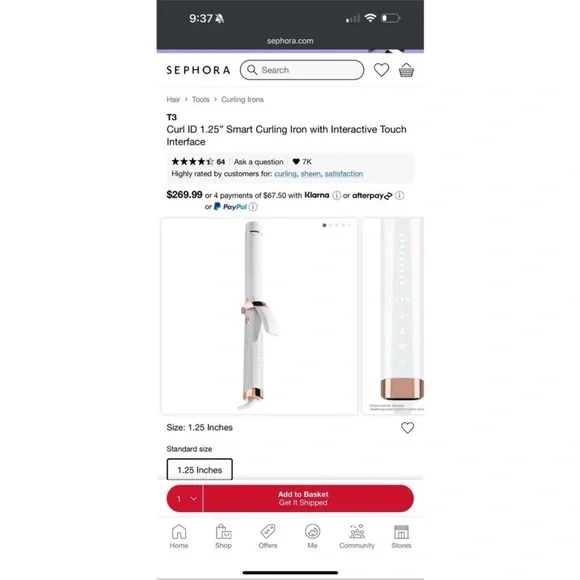 T3 Curling Iron 1.25” - Picture 5 of 8